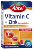 Abtei Vitamin C + Zink – wertvolles Vitaminpräparat zum Lutschen ab 1,99 € inkl. Prime Versand (statt 3,39 €)