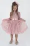 Ahenk Kids Kleid mit Gerüschtem Saum in Rosa (Gr. 2 bis 13 Jahre) für 9,87 € inkl. Versand