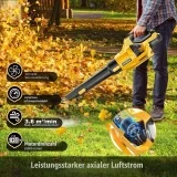Akku-Laubbläser 21V Laubbläser inkl. 2 Akkus
