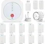 16-teiliges Alarm Set Kabelgebundene Sirene, Tür- und Fenstersensoren 5/2,4G WLAN (5/2,4G WLAN/ Kompatibel mit Alexa Assistent) für 22,46 € inkl. Prime-Versand (statt 70,00 €)