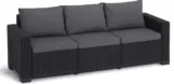 Allibert by Keter Gartenlounge Sofa California 3-Sitzer für 186,73 € inkl. Prime-Versand (statt 318,95 €)