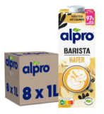 Alpro Barista Haferdrink, 8 x 1 L – Haltbar für 11,31 € inkl. Prime-Versand (statt 19,92 €)