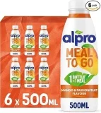 Alpro Meal To Go Mango- und Passionsfruchtgeschmack 6er Pack (6x500ml)
