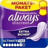 Always Discreet Inkontinenz-Einlagen Ultimate Tag Monatspaket 2x 48 Einlagen (2x 4  x 12 Stück) ab 18,59 € inkl. Prime-Versand