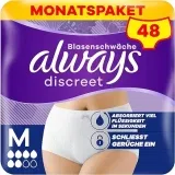 2x Always Discreet Inkontinenz-Höschen Plus Für Frauen M 48 Höschen