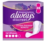 Always Discreet Inkontinenz-Slipeinlagen (28 Stück) ab 2,69 € inkl. Prime-Versand (statt 3,95 €)