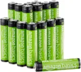 Amazon Basics wiederaufladbare AAA-Batterien 16-Pack für 9,43 € inkl. Prime-Versand (0,64 € pro wiederaufladbare AAA-Batterie)