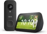 Amazon Echo Show 5 (neueste Gen.) Anthrazit + Blink Videotürklingel 2K+