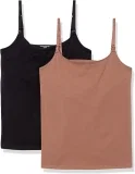 Amazon Essentials Damen stillfreundliches Unterhemd 2er Stück (5 Farbkombinationen, Gr. XS bis XXL)