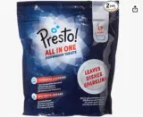 Amazon-Marke: Presto! Spülmaschinentabs 120 Waschgänge (2 x 60 Waschladungen) ab 9,48€ inkl. Prime-Versand (statt 14,21 €)