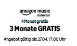 3 Monate Amazon Music Unlimited 🎶 kostenlos testen (Neukunden)