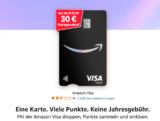 Amazon Visa Karte 💳 Mit 30 € Startguthaben + Dauerhaft Kostenfrei (Prime-Kunden) + Bis Zu 2 % Cashback Für Einkäufe Bei Amazon