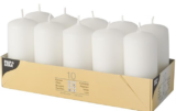 10 Stumpenkerzen Ø 40 Mm · 90 Mm Weiß Für 4,75 € (Prime) Statt 9,48 €