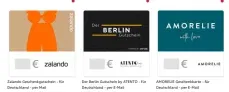 Amazon Angebot: 15% Extra Rabatt auf Gutscheine! 🎁 z.B.: Zalando, RTL+,