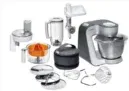 Bosch MUM5 Styline Küchenmaschine 900 Watt MUM56340 (inkl.  Edelstahl-Schüssel (3,9l), Durchlaufschnitzler, Mixer, Zitruspresse, Fleischwolf) für 239,89 € inkl. Versand
