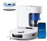 Ecovacs Deebot N20 Pro Plus Saugroboter + beutellose Absaugstation (Saugen & Wischen, 8000Pa, 400ml Staub / 180ml Wasser, App-Steuerung)
