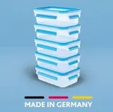 Emsa Clip & Close Frühstücks-Set 5x Frischhaltedosen (100% dicht/gefrierfest/mikrowellensicher) für 18,99 € inkl. Prime-Versand (statt 27,00 €)