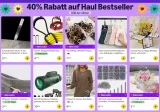 Amazon Haul: 40% Rabatt auf Bestseller