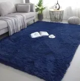 ISMOL Weicher Zottelteppich (Blau 120x180cm) für 12,02 € inkl. Prime-Versand (statt 18,00 €)
