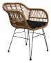 Ambia Garden Gartensessel (Stahl Naturfarben, Dunkelgrau) ab 69,85 € inkl. Versand