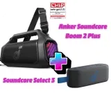 Soundcore Boom 2 Plus Bluetooth-Lautsprecher + Gratis Soundcore Select 3