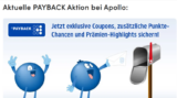 Apollo Payback Coupons: 4-fach & 3-fach Payback Punkte auf den gesamten Einkauf ab 2 €