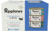 Applaws 100% natürliches Premium-Nassfutter, Fischauswahl-Multipack in Brühe (12 x 156g Dosen) für 7,28 € inkl. Prime Versand (statt 24,90 €)