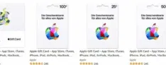 10 € Amazon Aktionsguthaben bei Kauf von Apple Gift Card ab 100 € Wert