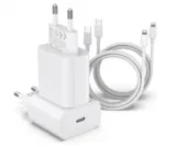 ZNBTCY Schnellladegerät 25W USB C Ladegerät 2er Pack [Apple MFi Certified] für 7,99 € inkl. Prime-Versand