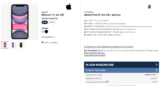starmobile: Apple iPhone 11 + congstar Allnet Flat M mit 22 GB LTE für 22,00 € / Monat + 79,90 € einmalig