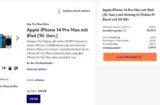 Apple iPhone 14 Pro Max + iPad 10. Gen Wifi mit O2 Mobile M Boost 50+ GB für 92,99 € / Monat + 5,99 € einmalig