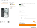 Saturn Tarifwelt: Apple iPhone 15 + Apple AirPods  2. Gen + freenet Telekom Magenta Mobil L 5G 40GB für 49,96 € / Monat + 93,94 € einmalig