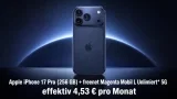 MediaMarkt Tarifwelt: Apple iPhone 17 Pro  (256 GB) + freenet Magenta Mobil L Unlimiert* 5G für 49,95 € / Monat + 144,94 € einmalig