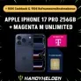Handhelden Black Friday Deal: iPhone 17 Pro mit 256GB Speicher (339€) + Telekom Magenta M im Unlimited-Tarif 49,95€ + + 150€ RNM-Bonus & 100€ Cashback!