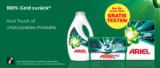 Ariel Touch of Unstoppables Waschmittel: Jetzt Gratis Testen [100% Cashback]