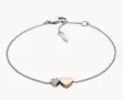 Fossil Armband Sutton Duo Hearts Edelstahl für 15,50  € inkl. Versand