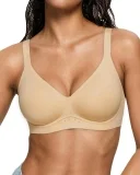 As Fairy Damen BH ohne Bügel Bequemer Nahtloser BH für Alltag (9 Farben, Gr. 70A bis 95F)