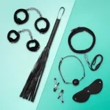 EisDE: Aufregendes Bondage-Set mit weichem Plüsch 8 Teile & 6 Gratisartikel für 2,49 € (MBW 19,95 €)