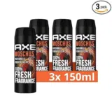 Axe Bodyspray Moschus Deo 3er Pack (3x 150 ml) ab 8,21 € inkl. Prime-Versand