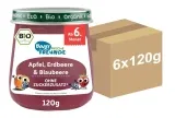 Baby Freche Freunde Bio Gläschen Apfel Erdbeere & Blaubeere (6 X 120 G – Ab 6 Monaten) Ab 4,44 € Inkl. Prime-Versand (Statt 7,14 €)