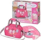 BABY born Wickeltasche 832455 Zapf Creation (Puppenwickeltasche in rosa grau inkl. Wickelunterlage Windel und Puderdose) für 12,99 € inkl. Prime-Versand (statt 19,99 €)