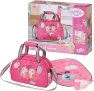 BABY born Wickeltasche 832455 Zapf Creation (Puppenwickeltasche in rosa grau inkl. Wickelunterlage Windel und Puderdose) für 12,99 € inkl. Prime-Versand (statt 19,99 €)