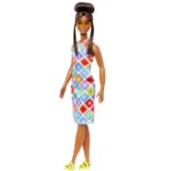 BARBIE Fashionistas – Puppe Nr. 210 mit glamourösem Dutt und gehäkeltem Neckholder-Midikleid (HJT07) für 6,46 € inkl. Prime-Versand (statt 11,41 €)