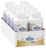 BEBA SUPREME PRE Anfangsmilch trinkfertig, von Geburt an (8 x 200ml) für 11,80 € inkl. Prime Versand (statt 23,92 €)