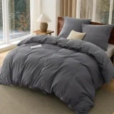 BEDSURE Bettwäsche 135×200 Baumwolle 4-teilig