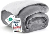 BEDSURE Kuscheldecke Warm Sherpa Wolldecke (150×200 cm)