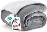 BEDSURE Kuscheldecke Warm Sherpa Wolldecke (150×200 cm)