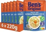 Ben’S Original Express Gebratener Reis 6Er Pack (6 X 220 G) Ab 8,99 € Inkl. Prime-Versand