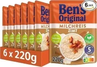 BEN’S ORIGINAL Express-Reis Milchreis Zimt 6er Pack (6x220g)