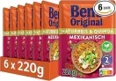 BEN’S ORIGINAL Express Reis Natur & Quinoa Mexikanisch 6er Pack (6 x 220 g) ab 9,62 € inkl. Prime-Versand